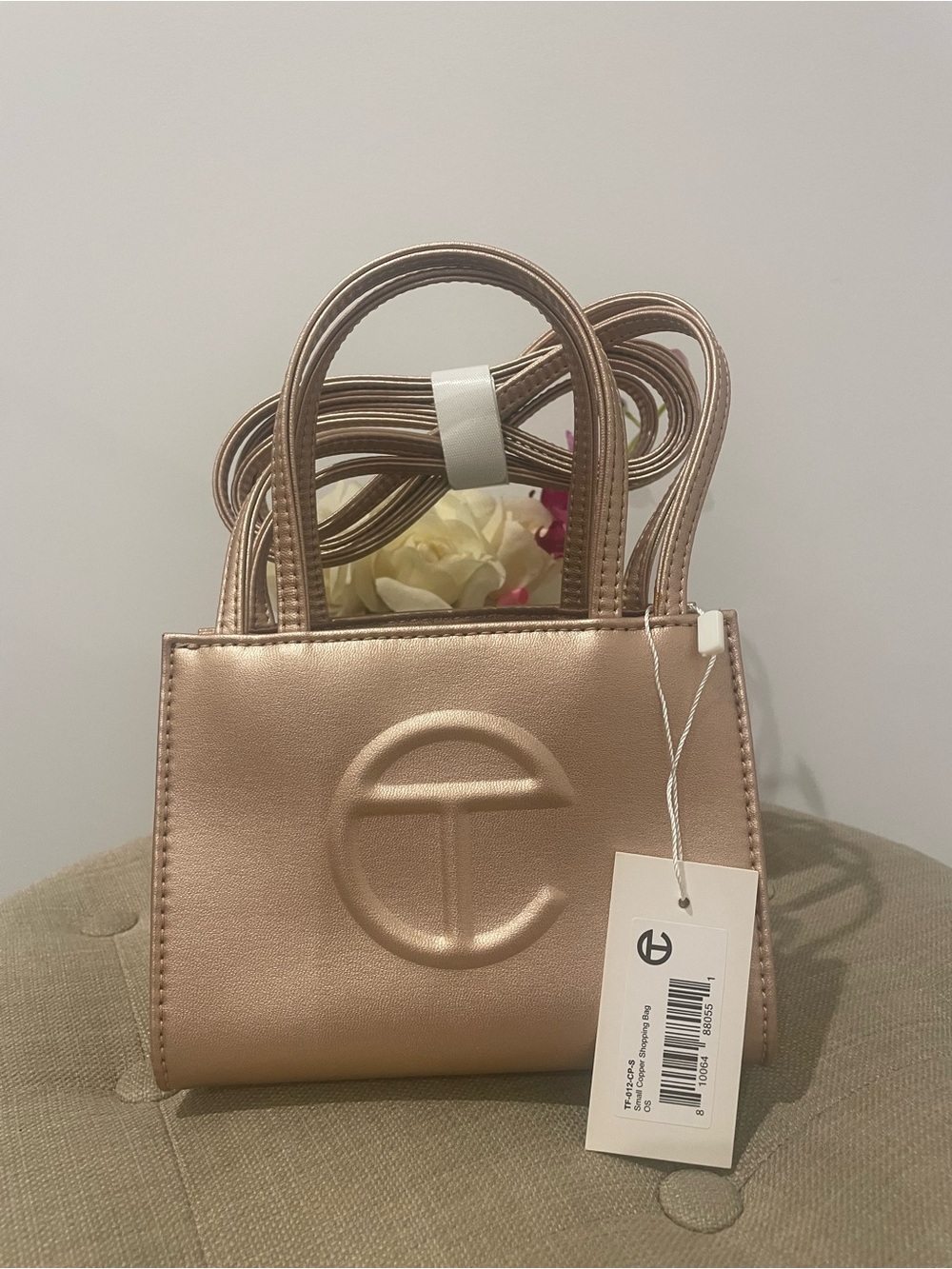 Telfar Copper Shopping Bag (Size S) - Picture 5 of 10
